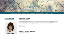 Desktop Screenshot of laurenmclaughlin.net
